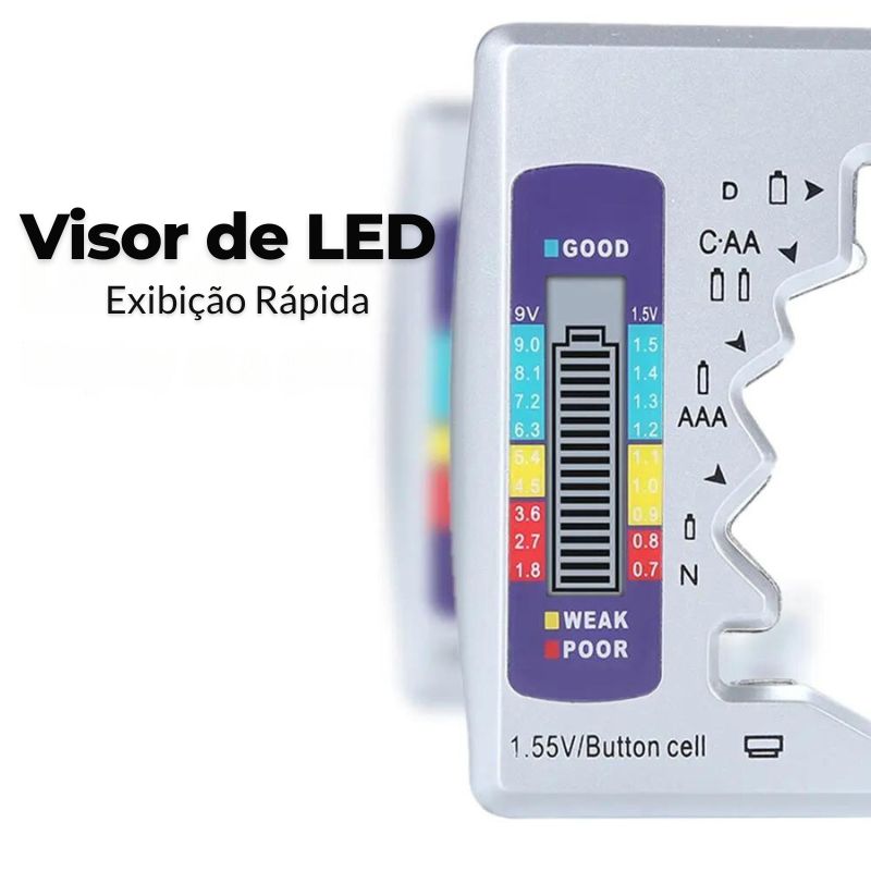 Testador Digital Carga de Bateria